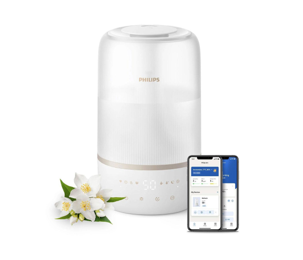 Philips Nawilżacz powietrza HU1510/04 biało-srebrny - 1486249 - zdjęcie 2